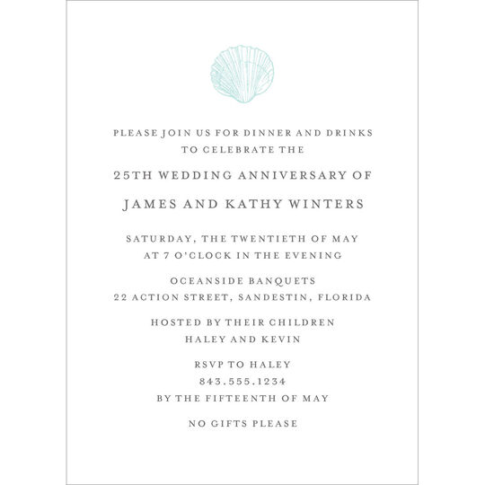 Seaside Invitations